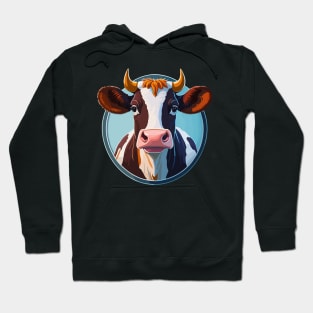 Cow Portrait Hoodie